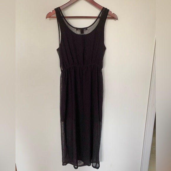Boho Forever 21 Sheer Black Maxi Dress - Picture 3 of 3